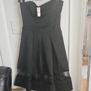 Express Strapless Black Party Dress